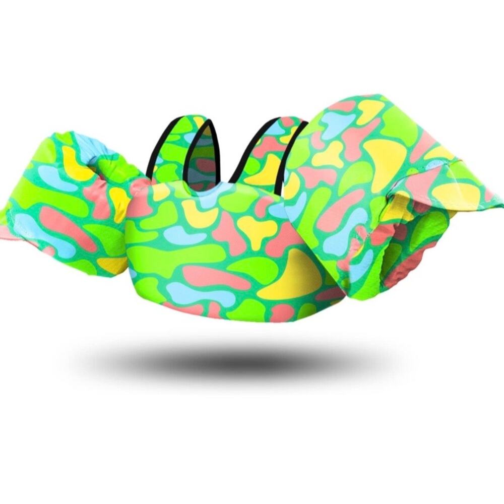 Chriffer Swim Vest  for 22-66 lbs Kids Floaties Shoulder Harness Arm Wings New